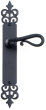 4100 EUROPEAN STYLE - ENTRANCE LEVER SET - FULL DUMMY SET IN BRASS