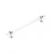 Schaub<br />412-26 - Lumiere Transitional, Non-Adjustable Appliance Pull, Acrylic, Polished Chrome, 12" cc