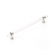 Schaub 412-PN<br />Lumiere Transitional, Non-Adjustable Appliance Pull, Acrylic, Polished Nickel, 12" cc