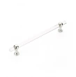 Schaub<br />412-PN - Lumiere Transitional, Non-Adjustable Appliance Pull, Acrylic, Polished Nickel, 12" cc