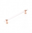 Schaub 412-PRG<br />Lumiere Transitional, Non-Adjustable Appliance Pull, Acrylic, Polished Rose Gold, 12" cc