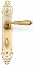 Bouvet<br />4120-08 Brass - 4120 EUROPEAN STYLE - ENTRANCE LEVER SET - FULL DUMMY SET IN BRASS