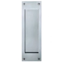 FSB Door Hardware <br />4210 09000 Aluminum - Aluminum Flush Pull for Locking Door 4210 Passage