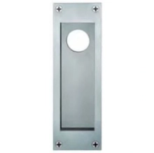FSB Door Hardware <br />4210 09001 - Stainless Steel Flush Pull for Locking Door 4210 with Cylinder Hole