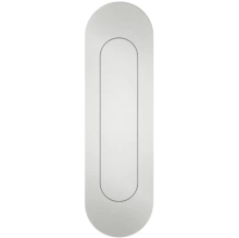 FSB Door Hardware <br />4250 0001 Aluminum - Aluminum Oval Flush Pull 4250 with Cover