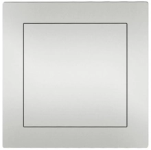 FSB Door Hardware <br />4253 0001 Aluminum - Aluminum Square Flush Pull 4253 with Cover