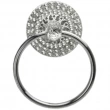 Carpe Diem Cabinet Knobs<br />4267 - 4267 Juliane Grace II full towel smooth ring with Swarovski Crystals