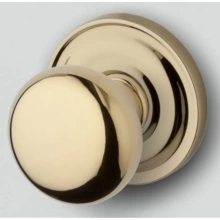 Baldwin - 5015.003.FD IN STOCK  - Classic Knob with 5048 Rose - Full Dummy Set, Lifetime Polished Brass Finish 5015003FD Quick Ship