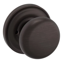 Baldwin<br />5015.112 CLASSIC KNOB W/ 5048 ROSE - Venetian Bron - Complete Pre-Configured Set With Knobs, Roses, Latch & 2 1/8 Adapter 5007612
