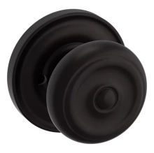 Baldwin<br />5020.102 COLONIAL KNOB WITH 5048 ROSE - ORB - Complete Pre-Configured Set With Knobs, Roses, Latch & 2 1/8 Adapter 5020102 