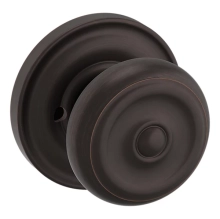 Baldwin<br />5020.112 PRECONFIGURED - COLONIAL KNOB WITH 5048 ESTATE ROSE - Venetian Bronze 5020112
