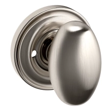 Baldwin<br />5025.056 - EGG KNOB WITH 5048 ESTATE ROSE - Lifetime Satin Nickel 5025056