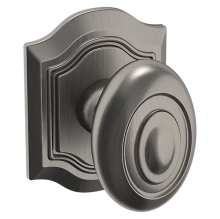 Baldwin<br />5077.076 - BETHPAGE KNOB WITH R027 BETHPAGE ROSE - LIFETIME (PVD) GRAPHITE NICKEL 5077076