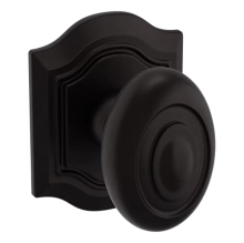 Baldwin<br />5077.102 - BETHPAGE KNOB WITH R027 BETHPAGE ROSE - OIL RUBBED BRONZE 5077102