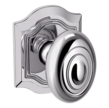 Baldwin<br />5077.260 - BETHPAGE KNOB WITH R027 BETHPAGE ROSE - POLISHED CHROME 5077260