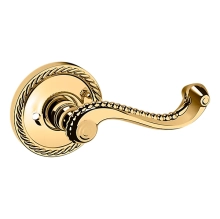 Baldwin<br />5104.031.PASS IN STOCK - 5104 Lever w/ 5004 Rose - Passage Set, Non-Lacquered Brass Finish 5104031PASS Quick Ship