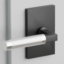 Emtek<br />5112 Select Brass - Modern Rectangular Rose Lever - PASSAGE