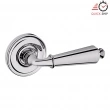 Baldwin<br />5125.260.RDM IN STOCK - 5125 Lever w/ 5048 Rose - Right-Hand Half Dummy, Polished Chrome Finish 5125260RDM Quick Ship