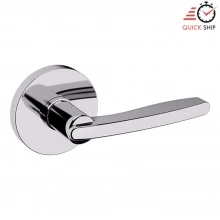 Baldwin - 5164.260.PASS IN STOCK - 5164 Lever w/ 5046 Rose - Passage Set, Polished Chrome Finish 5164260PASS Quick Ship