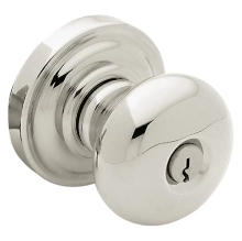 Baldwin<br />5205.055.ENTR - Classic Knob - Keyed Entry with Classic Rose, Lifetime Polished Nickel Finish 5205055 Quick Ship