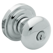 Baldwin<br />5205.260.ENTR - Classic Knob - Keyed Entry with Classic Rose, Polished Chrome Finish 5205260 Quick Ship