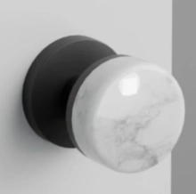 Emtek<br />5209 Select Brass Conical - Disk Rose Knob - PRIVACY