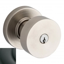 Baldwin - 5230.102 - Contemporary Knob w/ Round Rose - Keyed Entry - Oil Rubbed Bronze 5230102 Quick Ship