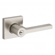 Baldwin<br />5285.056 - Square Lever w/ Square Rose - Keyed Entry - Lifetime Satin Nickel 5285056 Quick Ship