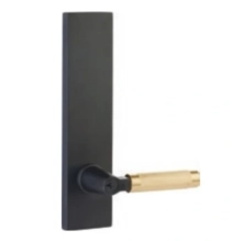 Emtek<br />5352 Select Brass - Modern Rectangular Single Point Lock, Dummy