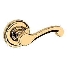 Baldwin - 5445V.031.PASS - Classic Lever w/ 5048 Rose Non Lacquered Brass 5445V031PASS