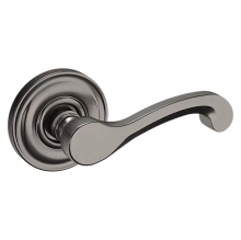 Baldwin<br />5445V.076.LDM IN STOCK - Classic Lever with 5048 Rose - Left-Hand Half Dummy, Lifetime (PVD) Graphite Nickel Finish 5445V076LDM Quick Ship