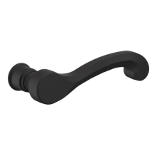 Baldwin<br />5445V.190.LDM IN STOCK - Classic Lever with 5048 Rose - Left-Hand Half Dummy, Satin Black Finish 5445V190LDM Quick Ship