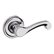 Baldwin<br />5445V.260 - CLASSIC LEVER WITH 5048 ESTATE ROSE - Polished Chrome 5445V260