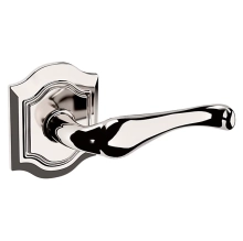 Baldwin<br />5447V.055.PASS IN STOCK - 5447V Bethpage Lever with R027 Rose - Passage Set, Lifetime (PVD) Polished Nickel Finish 5447V055PASS Quick Ship