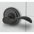 Baldwin<br />5455V.102.PASS IN STOCK - Wave Lever with 5048 Rose - Passage Set, Oil-Rubbed Bronze Finish 5455V102PASS Quick Ship