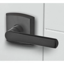 Baldwin - 5485V.102.PASS IN STOCK  - Soho Lever with R026 Rose - Passage Set, Oil-Rubbed Bronze Finish 5485V102PASS Quick Ship