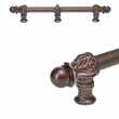 Carpe Diem Cabinet Knobs 5559    24-5/8" <br />Acanthus Romanesque style 22" c to c appliance/long pull & center brace; 5/8" smooth bar