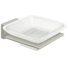 Deltana - 55D2012 - Frosted Glass Soap Dish, 55D Series