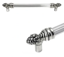 Carpe Diem Cabinet Knobs<br />5642  15-1/4" -  Bienvenue 12" c to c appliance/long pull; 5/8" smooth bar