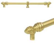 Carpe Diem Cabinet Knobs<br />5649   25-1/4"  - Bienvenue 22" c to c appliance/long pull; 5/8" smooth bar & center brace