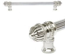 Carpe Diem Cabinet Knobs<br />5683   14"  -  Cricket Cage medium finial 18" c to c appliance/long pull; 5/8" smooth bar