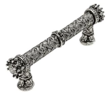 Carpe Diem Cabinet Knobs<br />6711  5-1/2" - King Henry 4" c to c pull