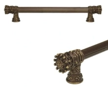 Carpe Diem Cabinet Knobs<br />6722   14-1/4" - King Henry 12" c to c appliance/long pull; 5/8" smooth bar 