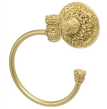 Carpe Diem Cabinet Knobs<br />6813   6-3/4" - King Henry swing towel smooth ring right