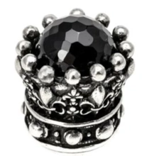 Carpe Diem Cabinet Knobs<br />6904  1-1/8"  - King George large round knob with semi-precious stones