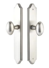 Emtek<br />7241 - 2"X10" - Thumbturn Privacy Brass Stretto Concord Style Non-Keyed Sideplate