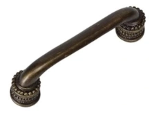 Carpe Diem Cabinet Knobs - 743    3-7/8" - Classic 3" c to c pull with beaded sleeves