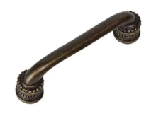 Carpe Diem Cabinet Knobs - 744   4-7/8"  - Classic 4" c to c pull with beaded sleeves