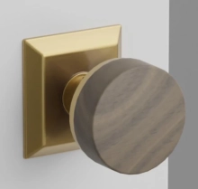 Emtek<br />8131 Select Brass Conical - Quincy Rose Knob - PASSAGE