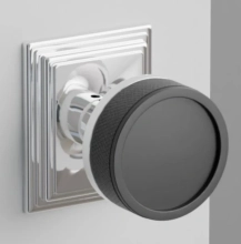 Emtek<br />8161 Select Brass Conical - Wilshire Rose Knob - PASSAGE